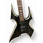 Used B.C. Rich Beast Black and Silver Solid Body Electric Guitar