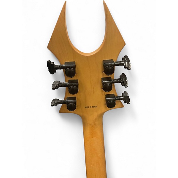Used B.C. Rich Beast Black and Silver Solid Body Electric Guitar