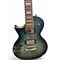 Used ESP LTD EC256 Left Handed Blue Burst Solid Body Electric Guitar