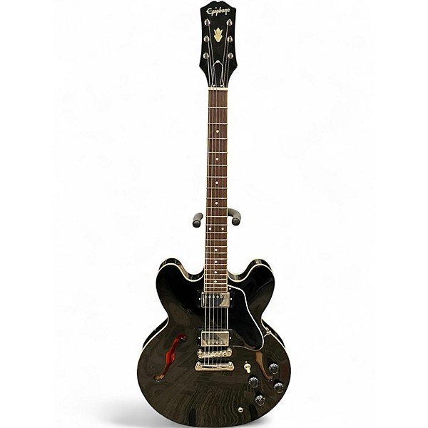 Used Epiphone ES335 Black Hollow Body Electric Guitar