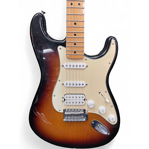 Used Fender Standard Stratocaster HSS Brown Sunburst Solid Body Electric Guitar