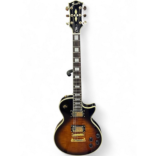 Used Firefly Les Paul Elite Cobra Burst Solid Body Electric Guitar