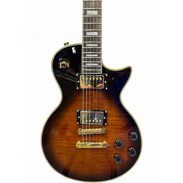 Used Firefly Les Paul Elite Cobra Burst Solid Body Electric Guitar