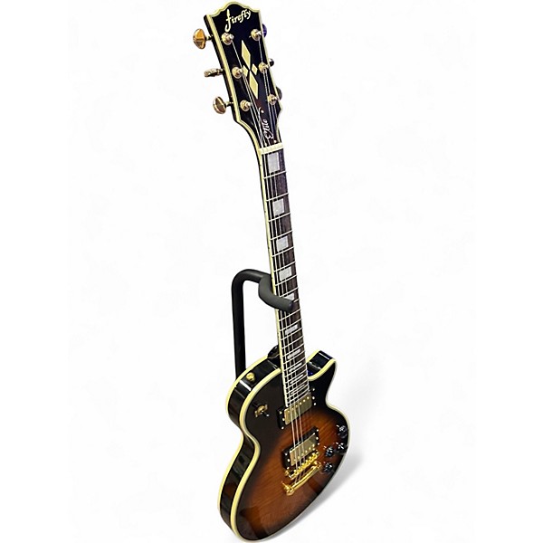 Used Firefly Les Paul Elite Cobra Burst Solid Body Electric Guitar