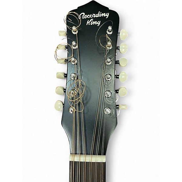 Used Recording King RDS-9 DIRTY 30'S Vintage Sunburst 12 String Acoustic Electric Guitar