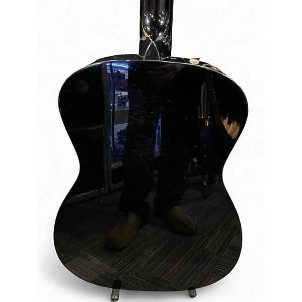 Used Fender Avril Lavigne Newporter Black Acoustic Electric Guitar