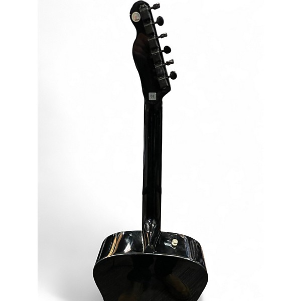 Used Fender Avril Lavigne Newporter Black Acoustic Electric Guitar