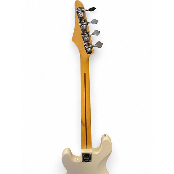 Used Samick LB11 Classic White Electric Bass Guitar