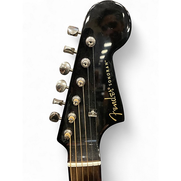 Used Fender Sonoran sce ford Blue Burst Acoustic Electric Guitar