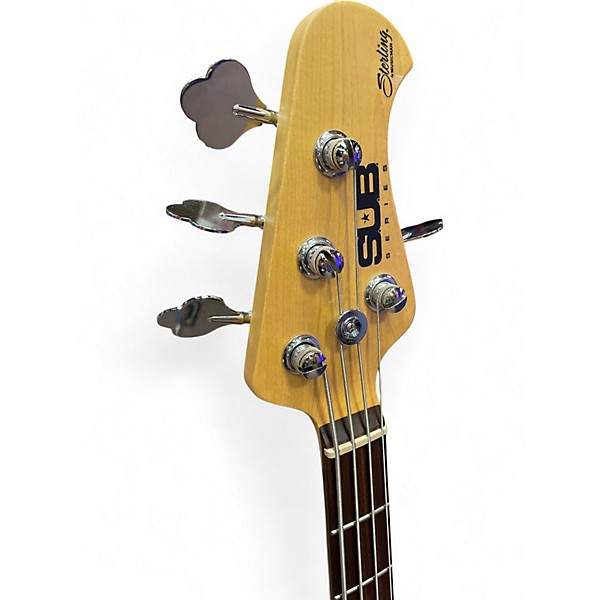 Used Sterling by Music Man Sub 4 Black Electric Bass Guitar