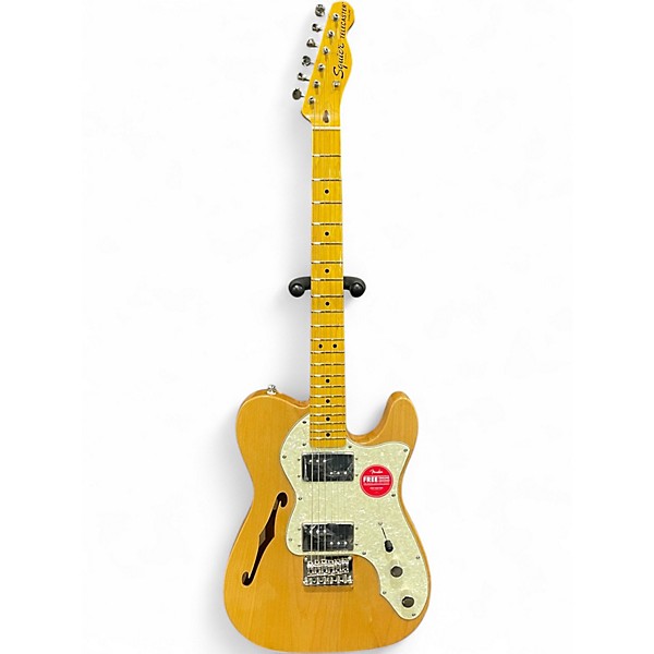 Used 2025 Squier Classic Vibe '70s Telecaster Thinline Maple Fingerboard Electric Guitar Natural Hollow Body Electric Guitar