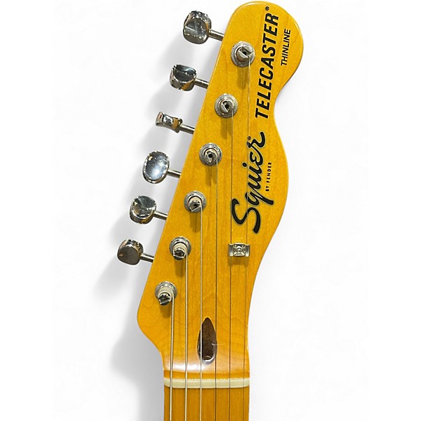 Used 2025 Squier Classic Vibe '70s Telecaster Thinline Maple Fingerboard Electric Guitar Natural Hollow Body Electric Guitar