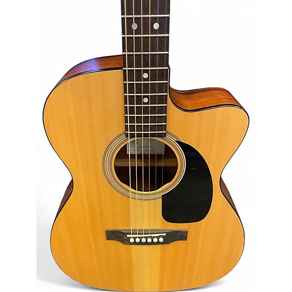 Used Harley Benton CLA-16SCE Natural Acoustic Electric Guitar