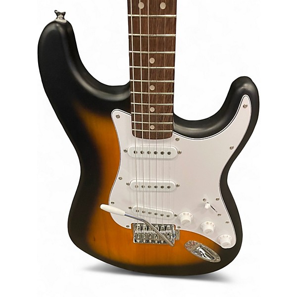 Used Squier DEBUT STRATOCASTER 2 Color Sunburst Solid Body Electric Guitar