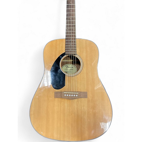 Used Fender CD60S LH Natural Acoustic Guitar