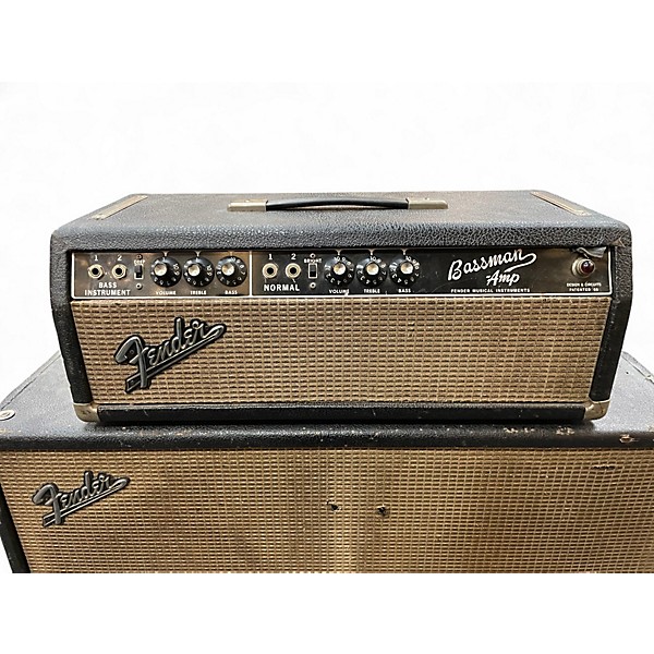Vintage 1960s Fender Bassman 50W Tube Guitar Amp Head