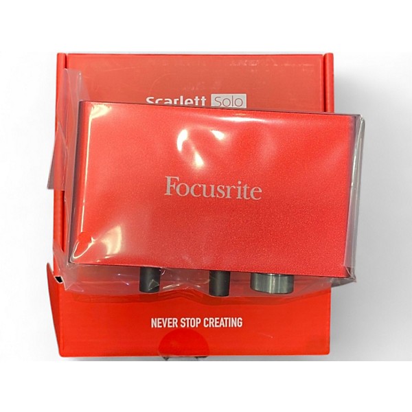 Used Focusrite Scarlett Solo Gen 3 Audio Interface