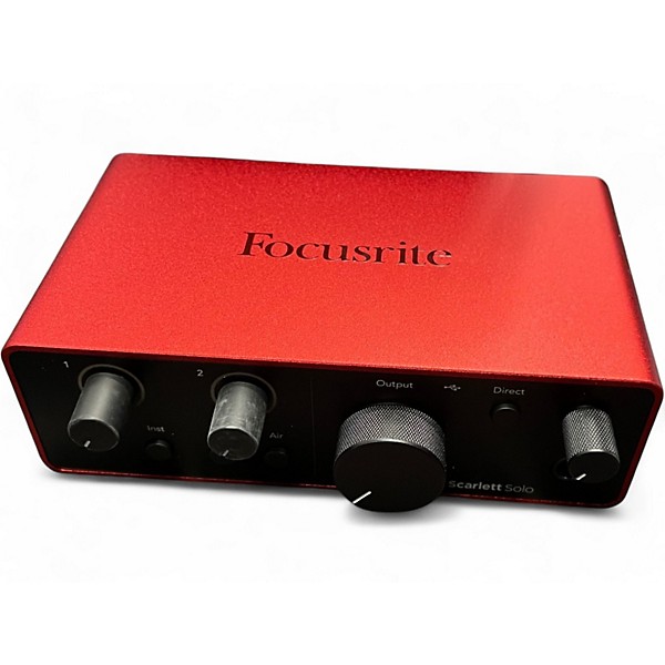 Used Focusrite Scarlett Solo Gen 4 Audio Interface