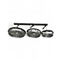 Used Remo 10in Rototom Set with Stand Black Roto Toms