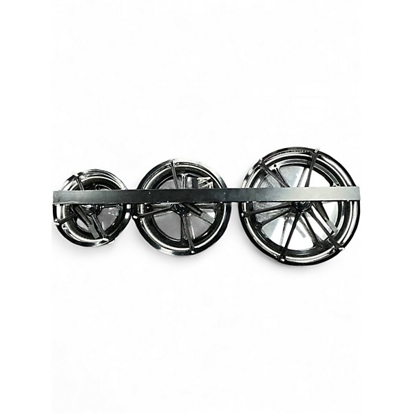 Used Remo 10in Rototom Set with Stand Black Roto Toms