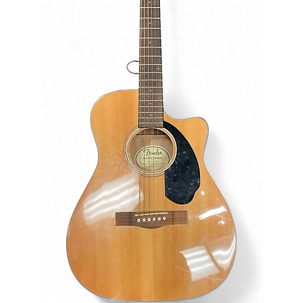Used Fender CC60SCE Natural Acoustic Electric Guitar