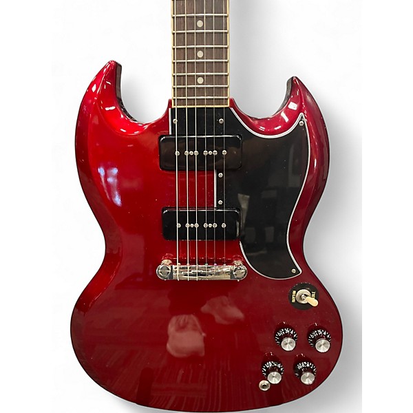 Used Epiphone SG Special P90 Sparkling Burgundy Solid Body Electric Guitar
