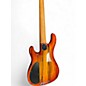 Used Warmoth J style Flame Maple Orange Burst Electric Bass Guitar