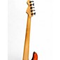 Used Warmoth J style Flame Maple Orange Burst Electric Bass Guitar