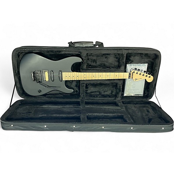 Used Charvel USA SEL SD1 HSS Satin Black Solid Body Electric Guitar
