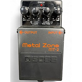Used BOSS MT2 Metal Zone Distortion Effect Pedal