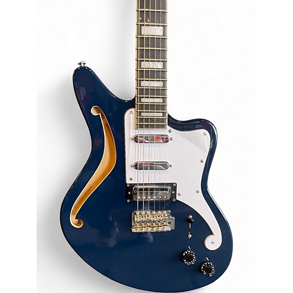 Used D'Angelico Premier Series bedford sh Baltic Blue Hollow Body Electric Guitar