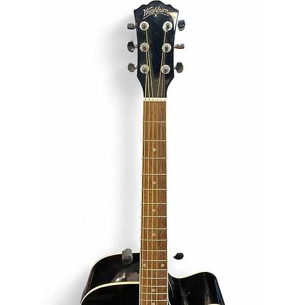 Used Washburn Heritage 10 Natural Acoustic Electric Guitar
