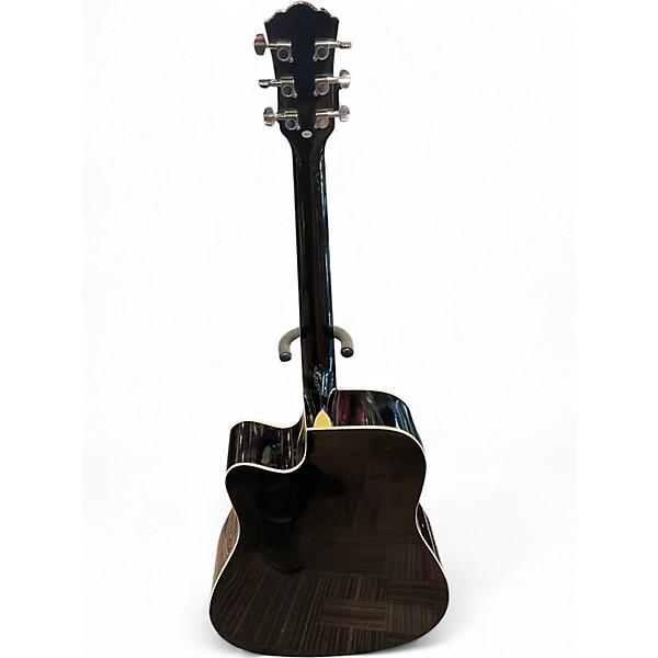 Used Washburn Heritage 10 Natural Acoustic Electric Guitar