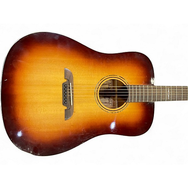 Used Alvarez AD610 Dreadnought Tabaco bust Acoustic Electric Guitar