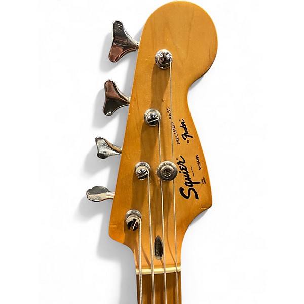 Used Squier Affinity Precision Bass Aztec Gold Electric Bass Guitar