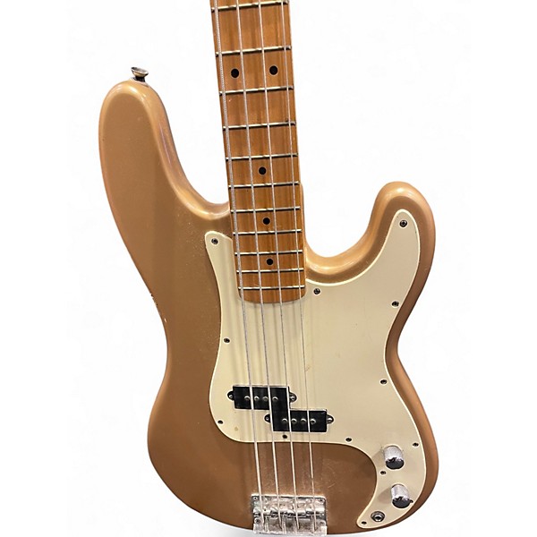 Used Squier Affinity Precision Bass Aztec Gold Electric Bass Guitar