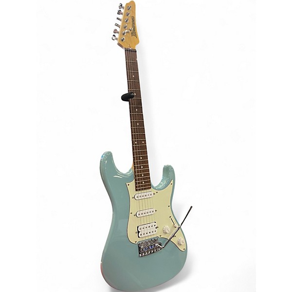 Used Ibanez AZES40 Mint Green Solid Body Electric Guitar