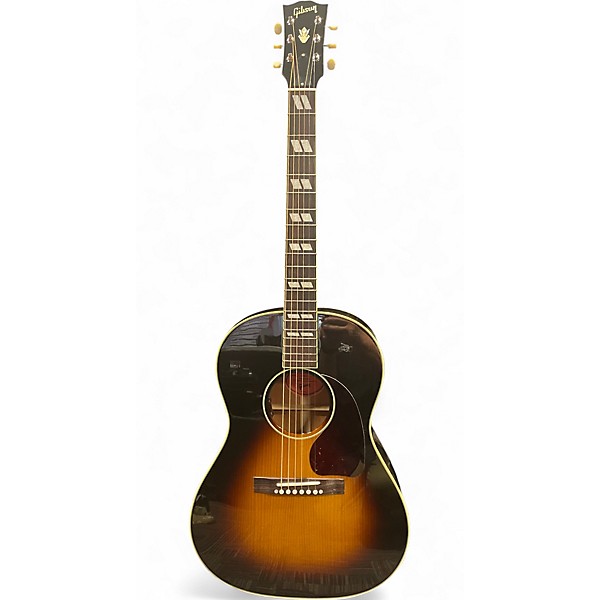 Used Gibson 1950S REISSUE LG2 Sunburst Acoustic Electric Guitar