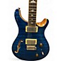Used PRS SE Custom 22 Semi Hollow Body Blue Solid Body Electric Guitar