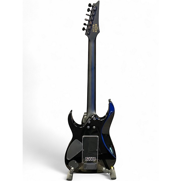 Used Ibanez RGR52ET-BK Axe Design Lab Black Solid Body Electric Guitar