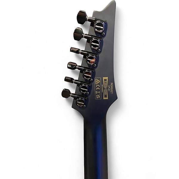 Used Ibanez RGR52ET-BK Axe Design Lab Black Solid Body Electric Guitar