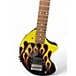 Used Fernandes NOMAD DELUXE HOT ROD DELUXE FLAME Solid Body Electric Guitar