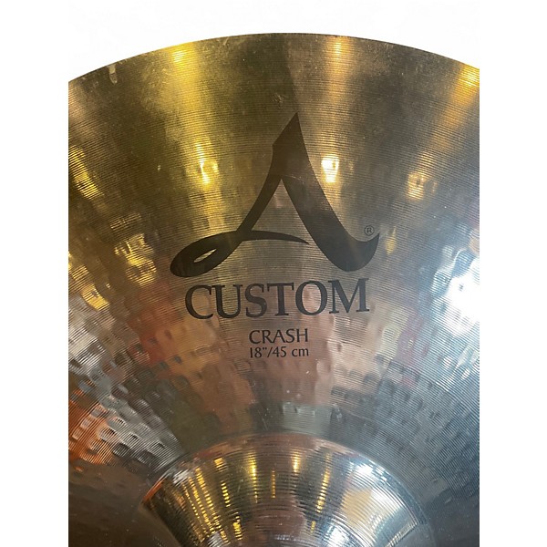 Used Zildjian 18in A Custom Crash Cymbal