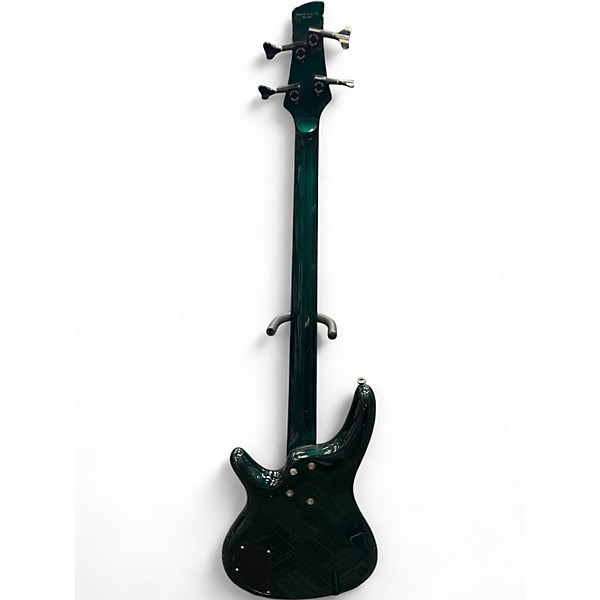Used Ibanez SR800 Green Electric Bass Guitar