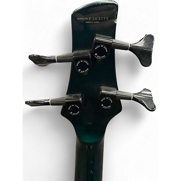 Used Ibanez SR800 Green Electric Bass Guitar