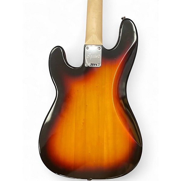 Used Squier Precision Bass 3 Color Sunburst Electric Bass Guitar
