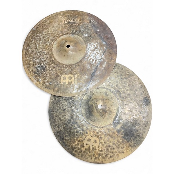 Used MEINL 14in Byzance EX Dry Medium Hi Hat Pair Cymbal