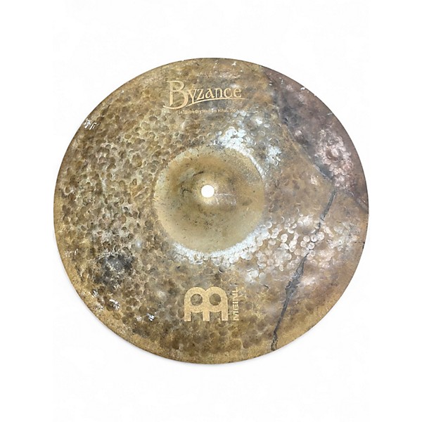 Used MEINL 14in Byzance EX Dry Medium Hi Hat Pair Cymbal