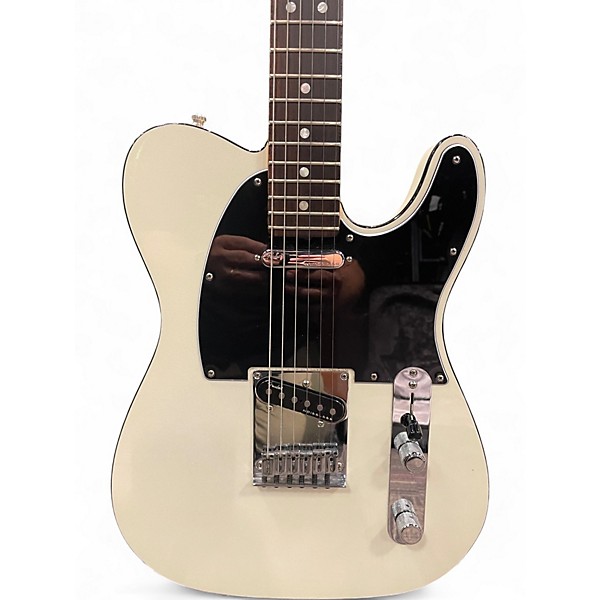 Used 2020 Fender American Ultra Telecaster Pearl White Solid Body Electric Guitar