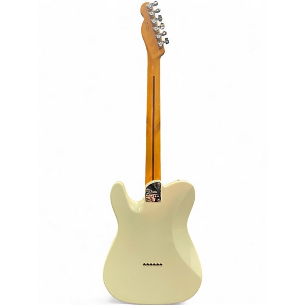 Used 2020 Fender American Ultra Telecaster Pearl White Solid Body Electric Guitar